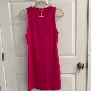 Zara Pink Sleeveless Dress Size L